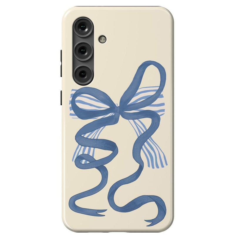 Heartstrings | Blue Bow Case Phone Case Casetry Essential Galaxy S24 Plus