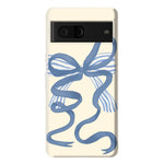 Heartstrings | Blue Bow Case Phone Case Casetry Essential Google Pixel 7