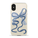 Heartstrings | Blue Bow Case Phone Case Casetry Essential iPhone X / XS 