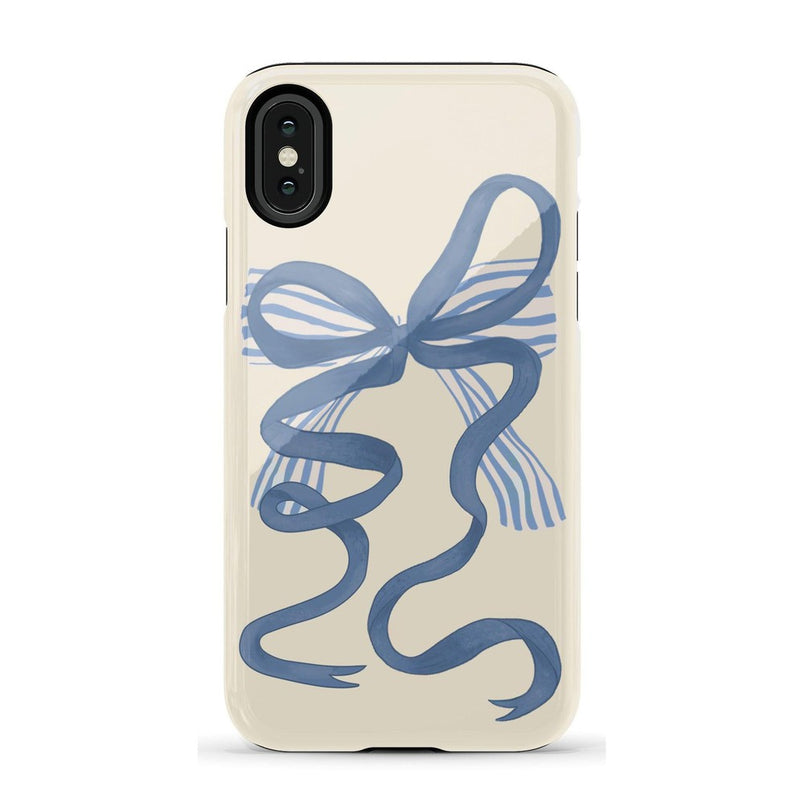 Heartstrings | Blue Bow Case Phone Case Casetry Essential iPhone X / XS 