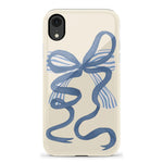 Heartstrings | Blue Bow Case Phone Case Casetry Essential iPhone XR 
