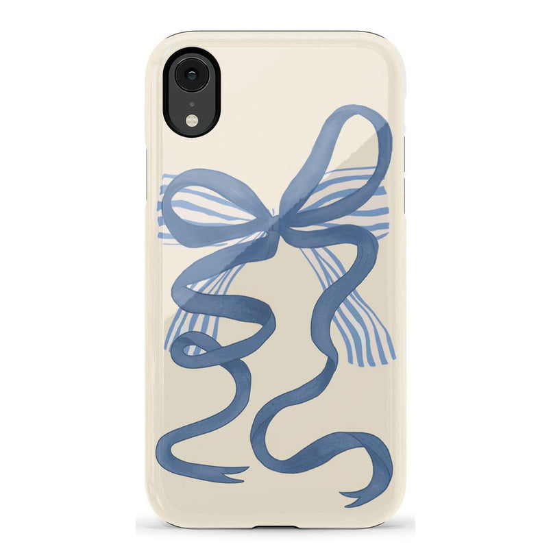 Heartstrings | Blue Bow Case Phone Case Casetry Essential iPhone XR 