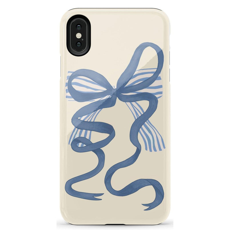 Heartstrings | Blue Bow Case Phone Case Casetry Essential iPhone XS Max 