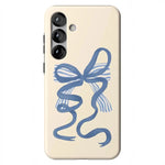 Heartstrings | Blue Bow Case Phone Case Casetry Essential + MagSafe® Galaxy S25 Plus