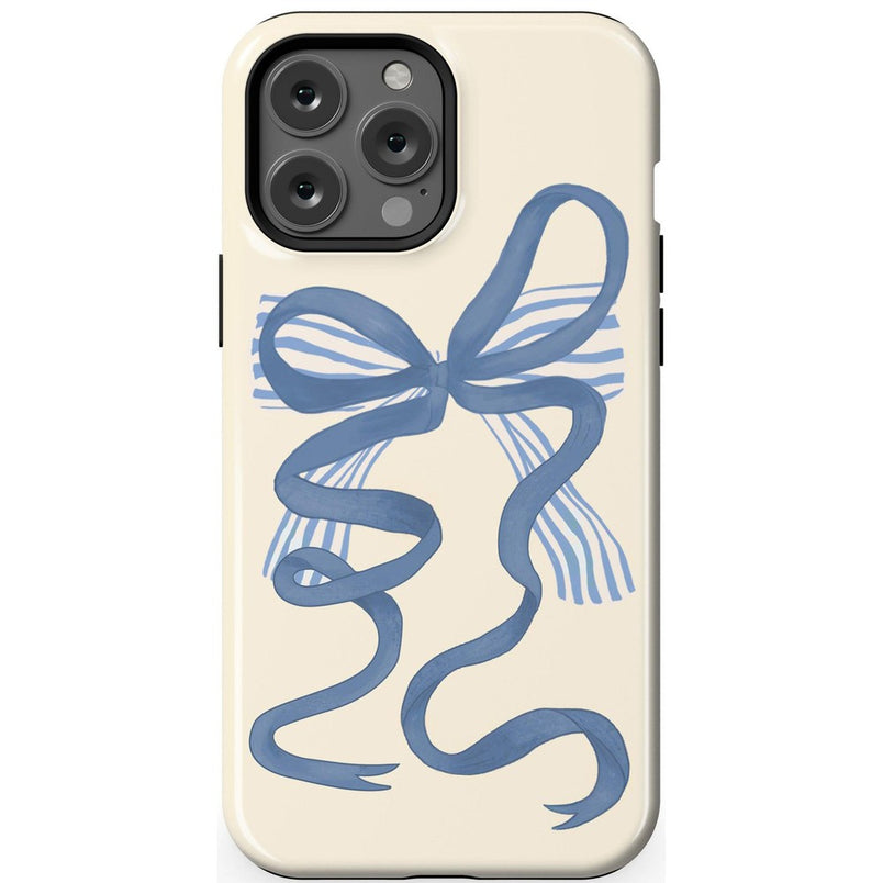 Heartstrings | Blue Bow Case Phone Case Casetry Essential + MagSafe® iPhone 13 Pro Max