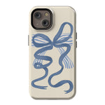 Heartstrings | Blue Bow Case Phone Case Casetry Essential + MagSafe® iPhone 14
