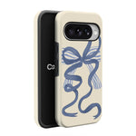 Heartstrings | Blue Bow Case Phone Case get.casely 