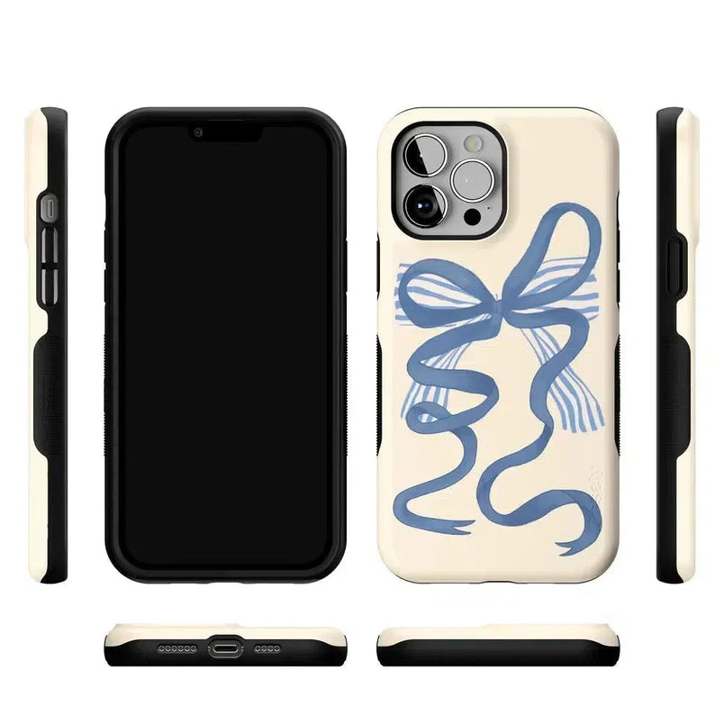 Heartstrings | Blue Bow Case Phone Case Casetry 