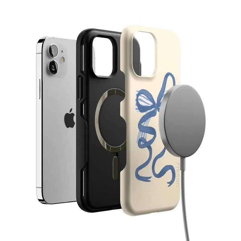 Heartstrings | Blue Bow Case Phone Case Casetry 