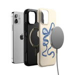 Heartstrings | Blue Bow Case Phone Case Casetry 