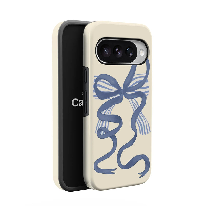 Heartstrings | Blue Bow Case Phone Case get.casely 