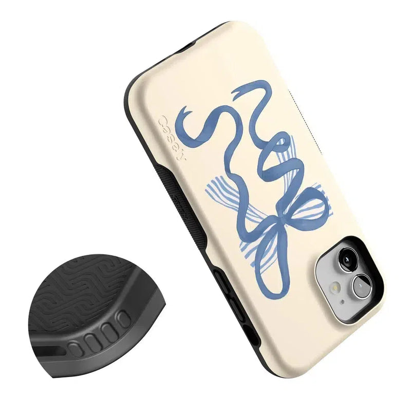 Heartstrings | Blue Bow Case Phone Case Casetry 