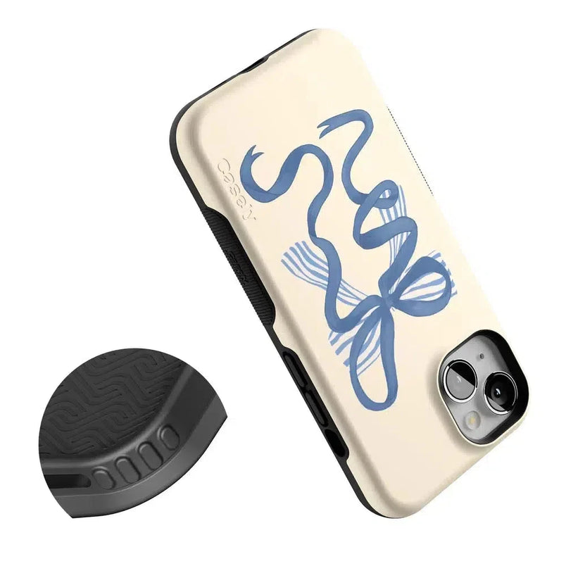 Heartstrings | Blue Bow Case Phone Case Casetry 