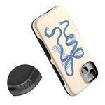 Heartstrings | Blue Bow Case Phone Case Casetry 