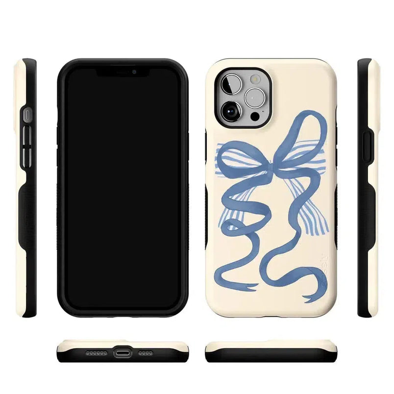 Heartstrings | Blue Bow Case Phone Case Casetry 