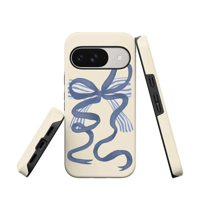 Heartstrings | Blue Bow Case Phone Case get.casely 