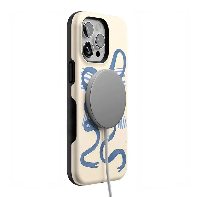 Heartstrings | Blue Bow Case Phone Case Casetry 