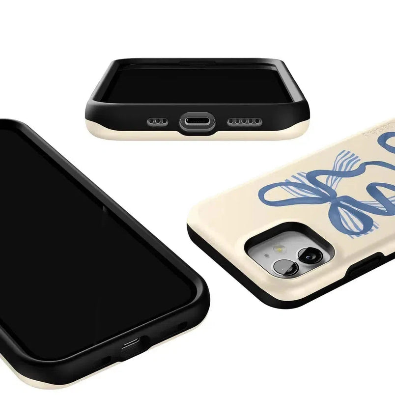 Heartstrings | Blue Bow Case Phone Case Casetry 