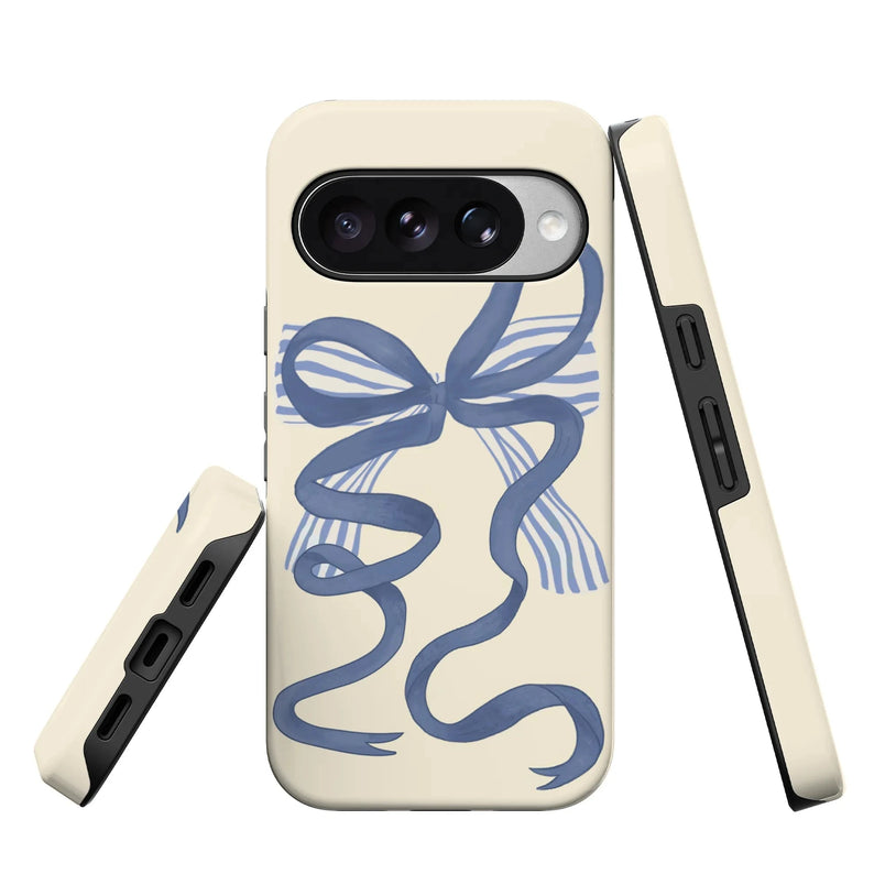 Heartstrings | Blue Bow Case Phone Case get.casely 