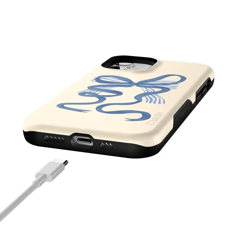 Heartstrings | Blue Bow Case Phone Case Casetry 