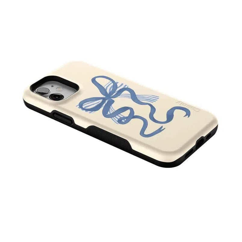 Heartstrings | Blue Bow Case Phone Case Casetry 