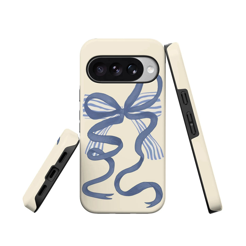 Heartstrings | Blue Bow Case Phone Case get.casely 
