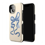 Heartstrings | Blue Bow Case Phone Case Casetry 