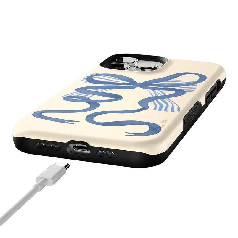 Heartstrings | Blue Bow Case Phone Case Casetry 