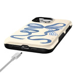 Heartstrings | Blue Bow Case Phone Case Casetry 