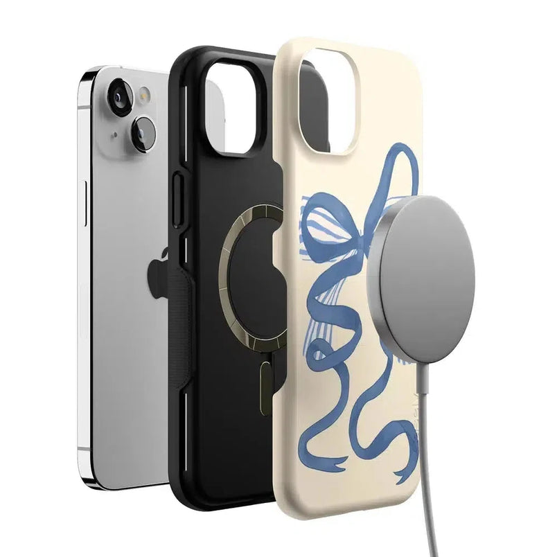 Heartstrings | Blue Bow Case Phone Case Casetry 