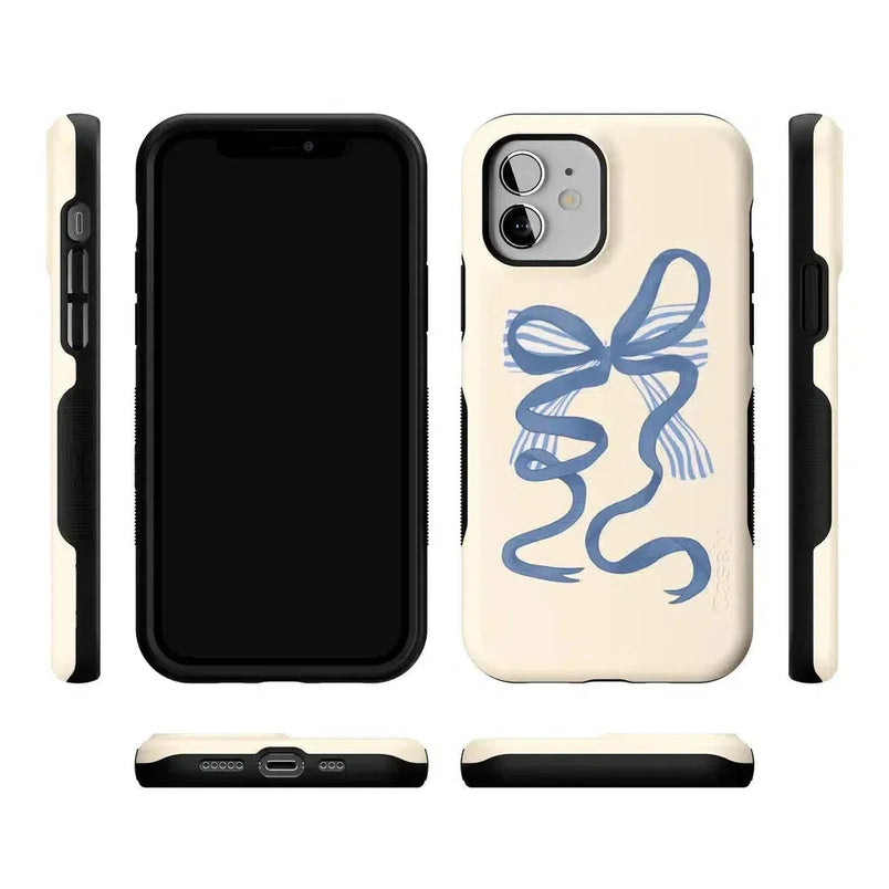 Heartstrings | Blue Bow Case Phone Case Casetry 