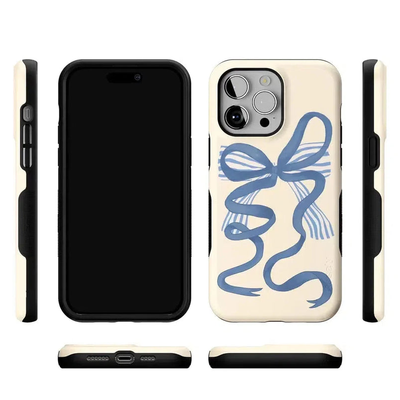 Heartstrings | Blue Bow Case Phone Case Casetry 