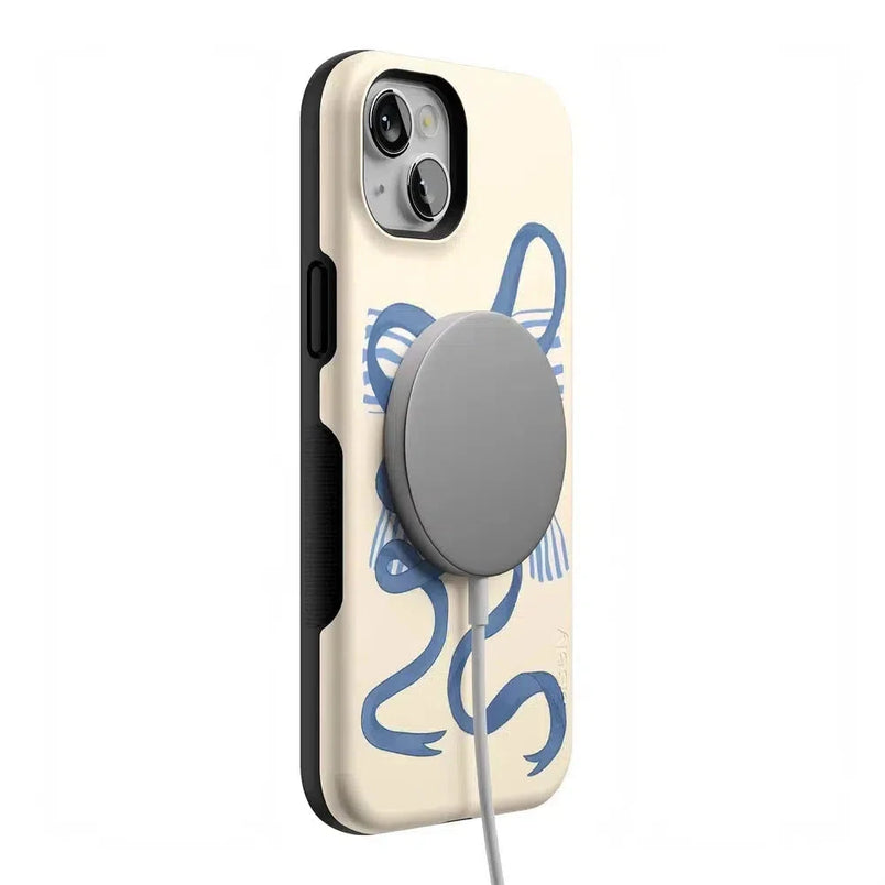 Heartstrings | Blue Bow Case Phone Case Casetry 