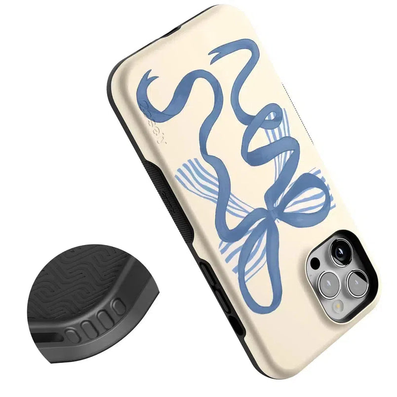 Heartstrings | Blue Bow Case Phone Case Casetry 