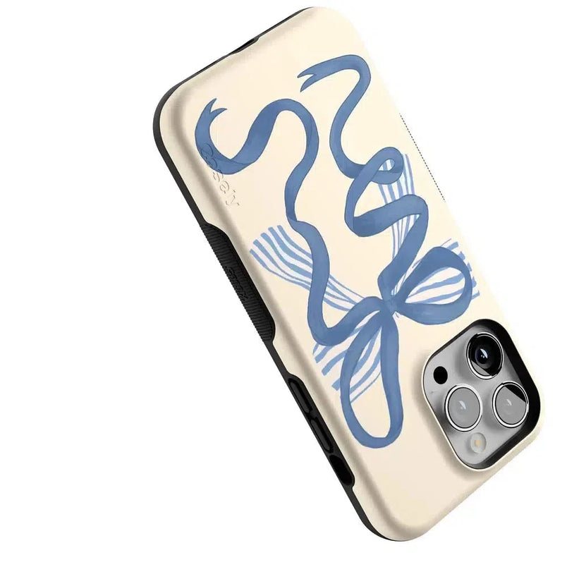 Heartstrings | Blue Bow Case Phone Case Casetry 