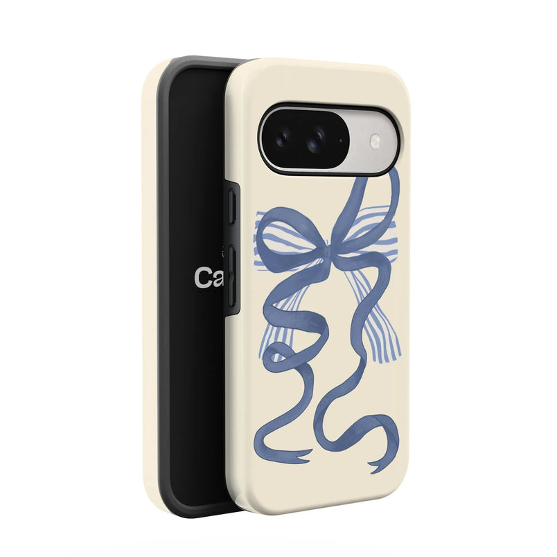 Heartstrings | Blue Bow Case Phone Case get.casely 