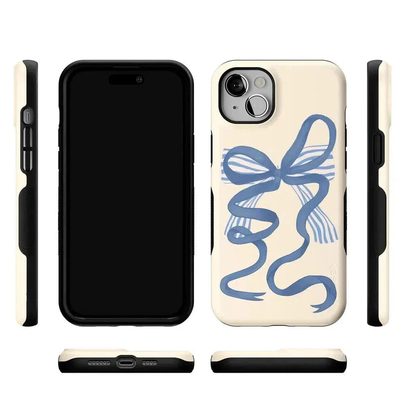 Heartstrings | Blue Bow Case Phone Case Casetry 