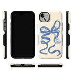 Heartstrings | Blue Bow Case Phone Case Casetry 