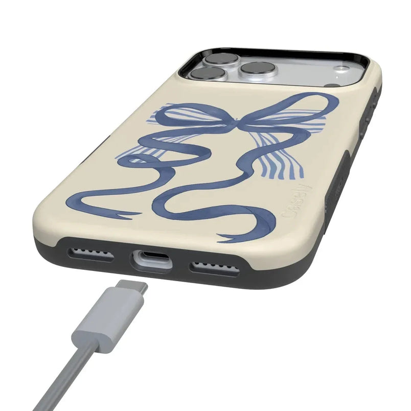 Heartstrings | Blue Bow Case Phone Case Casetry