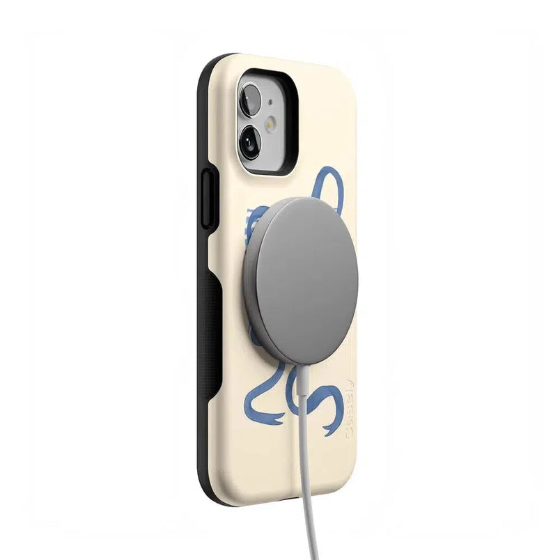 Heartstrings | Blue Bow Case Phone Case Casetry 