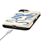 Heartstrings | Blue Bow Case Phone Case Casetry 