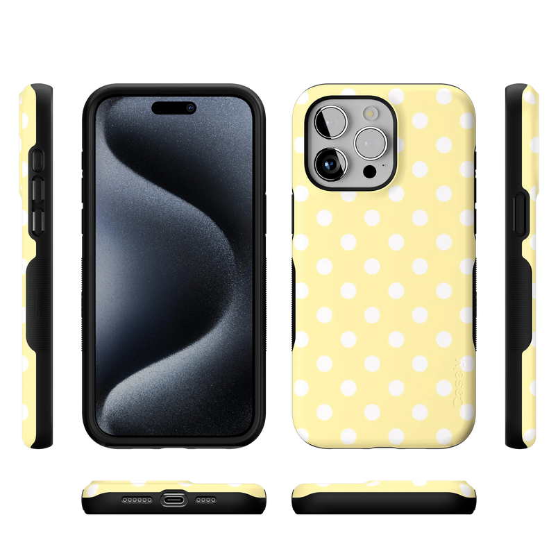 Spotted in SoHo | Yellow Polka Dot Case