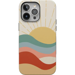 Here Comes the Sun | Colorblock Sunset Case iPhone Case get.casely Bold + MagSafe® iPhone 15 Pro Max