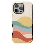 Here Comes the Sun | Colorblock Sunset Case iPhone Case get.casely Bold + MagSafe® iPhone 16 Pro Max