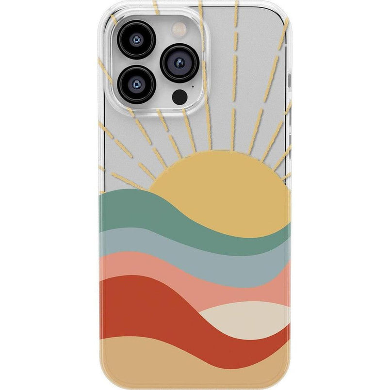 Here Comes the Sun | Colorblock Sunset Case iPhone Case get.casely Classic iPhone 12 Pro