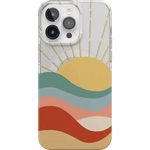 Here Comes the Sun | Colorblock Sunset Case iPhone Case get.casely Classic + MagSafe® iPhone 15 Pro Max