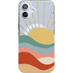Here Comes the Sun | Colorblock Sunset Case iPhone Case get.casely Classic + MagSafe® iPhone 16 Plus