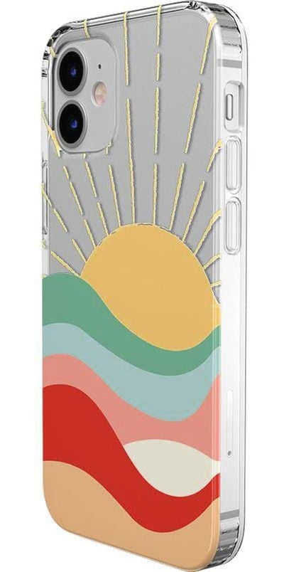 Here Comes the Sun | Colorblock Sunset Case iPhone Case get.casely