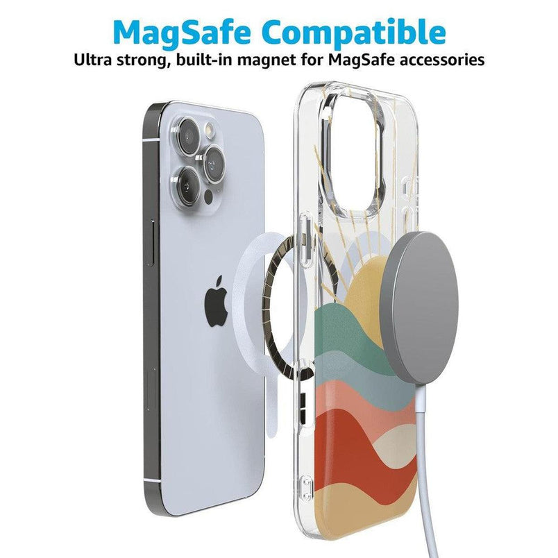 Here Comes the Sun | Colorblock Sunset Case iPhone Case get.casely 