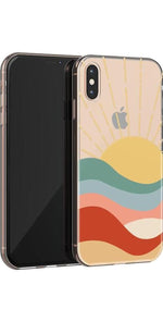 Here Comes the Sun | Colorblock Sunset Case iPhone Case get.casely